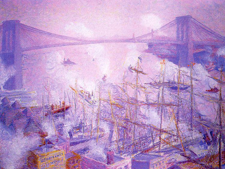 Theodore Butler Brooklyn Bridge Spain oil painting art
